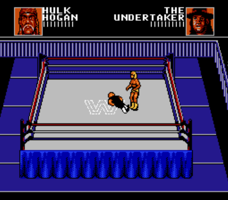 Hogan running wild on The Undertaker