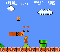 Screenshot of "Act 1" from Super Mario Brothers : The Movie