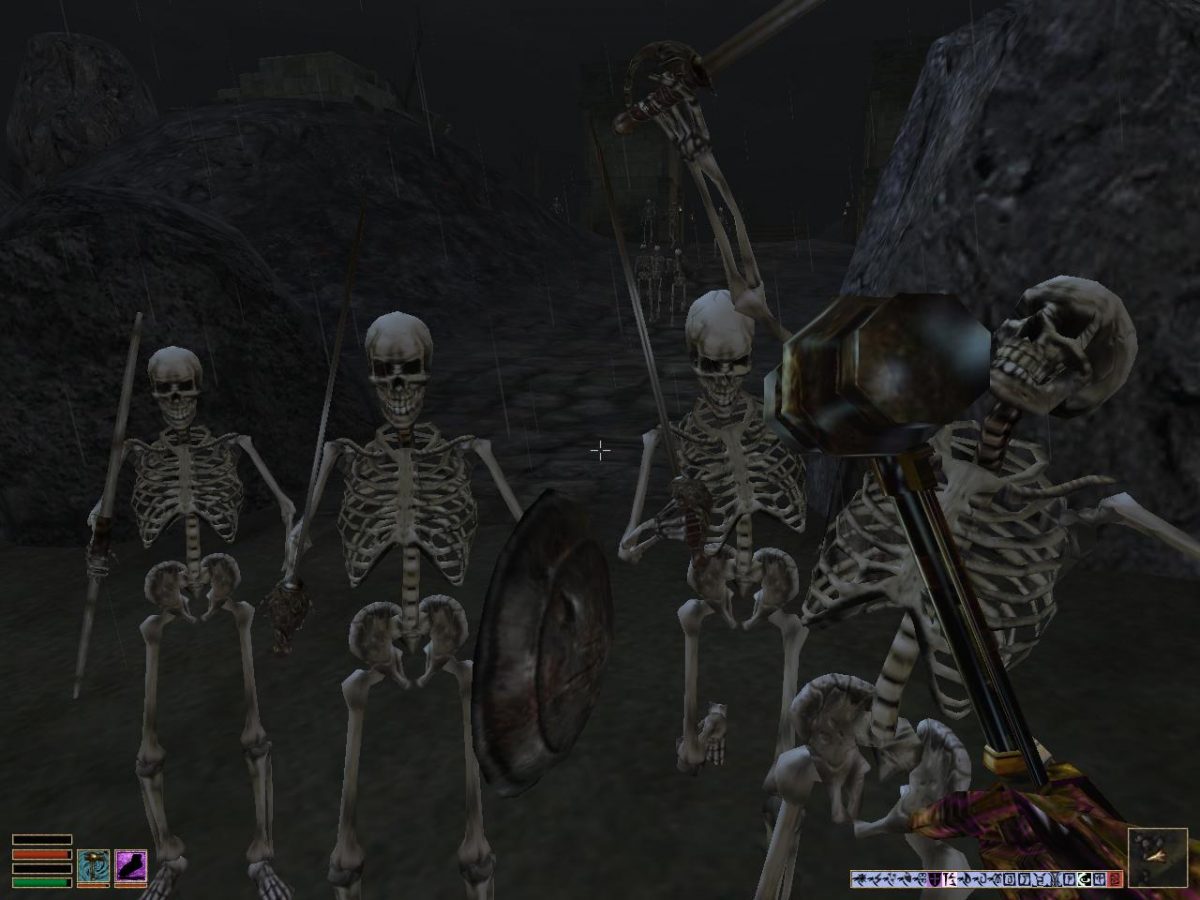 Игра зомби скелеты. Morrowind Skeleton. Морровинд игра про скелета. Игра про скелета.