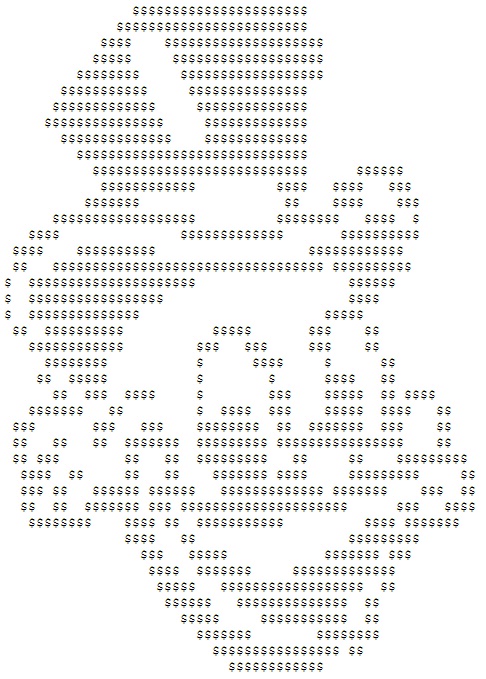 ASCII Scrooge