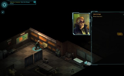 Jake actually isn't a canon altering abomination in Shadowrun Returns, what a relief!