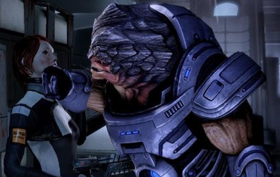 "Shepard." "Grunt."