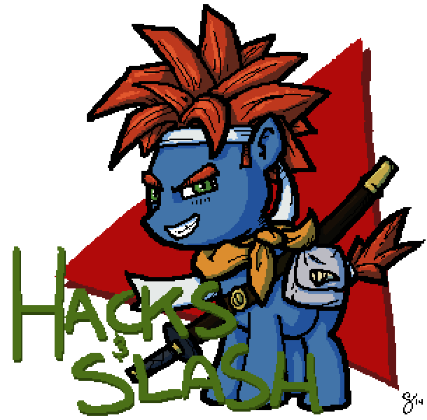 Hacks and Slash 6 Logo