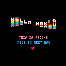 Pico-8-Hello-World