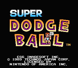 Super-Dodge-Ball-Title-Screen