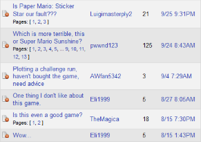 Meanwhile, on GameFAQs...