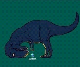 Metade da internet só encontrou o T-Rex do Chrome nesta terça (8)